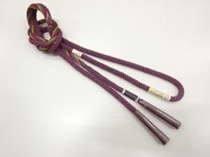 未使用品　正絹　手組帯締め